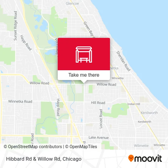 Hibbard Rd & Willow Rd map