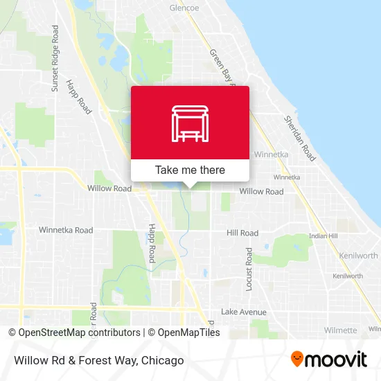 Willow Rd & Forest Way map