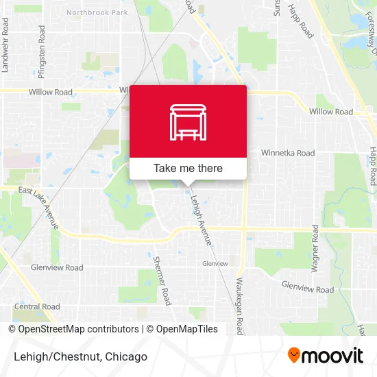 Lehigh/Chestnut map