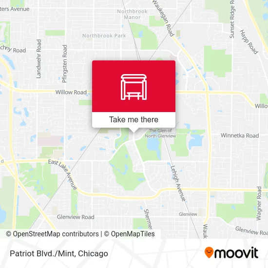 Patriot Blvd./Mint map