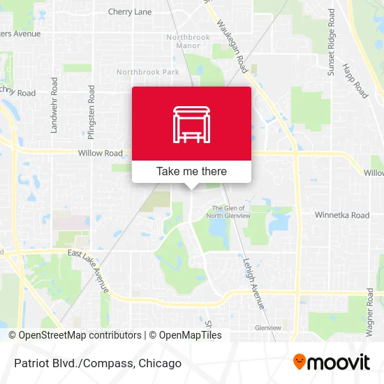 Patriot Blvd./Compass map