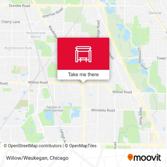 Willow/Waukegan map