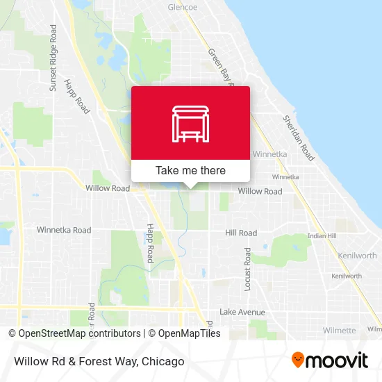 Willow Rd & Forest Way map