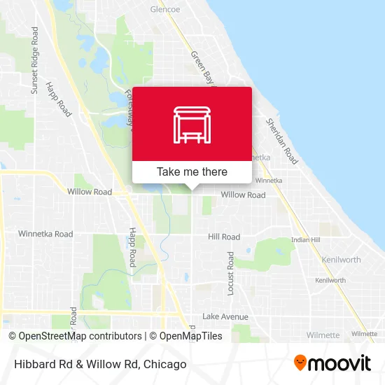Hibbard Rd & Willow Rd map