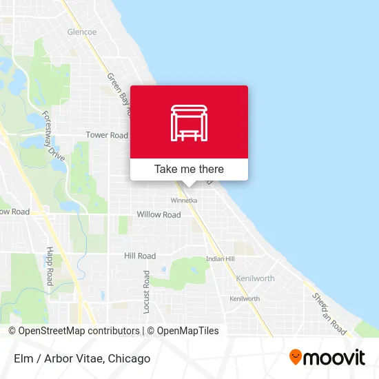 Elm / Arbor Vitae map