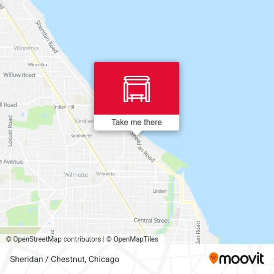 Sheridan / Chestnut map