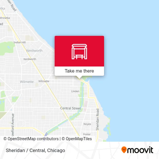 Sheridan / Central map