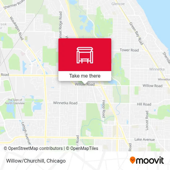 Willow/Churchill map