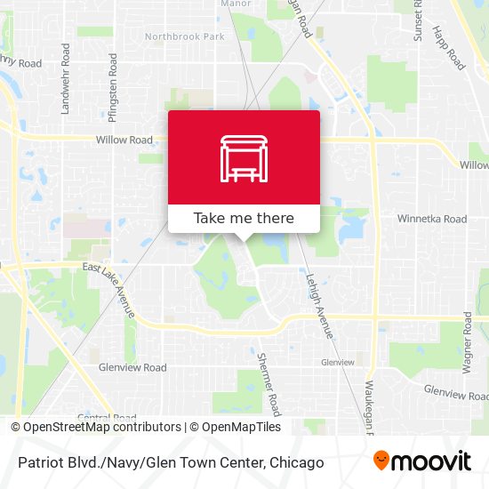 Patriot Blvd. / Navy / Glen Town Center map