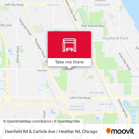 Deerfield Rd & Carlisle Ave / Heather Rd map