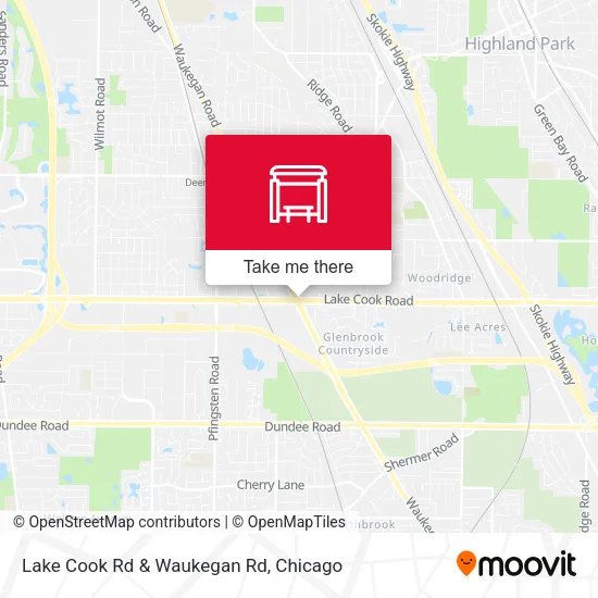 Lake Cook Rd & Waukegan Rd map