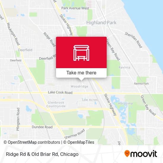 Ridge Rd & Old Briar Rd map