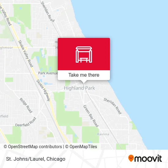 St. Johns/Laurel map