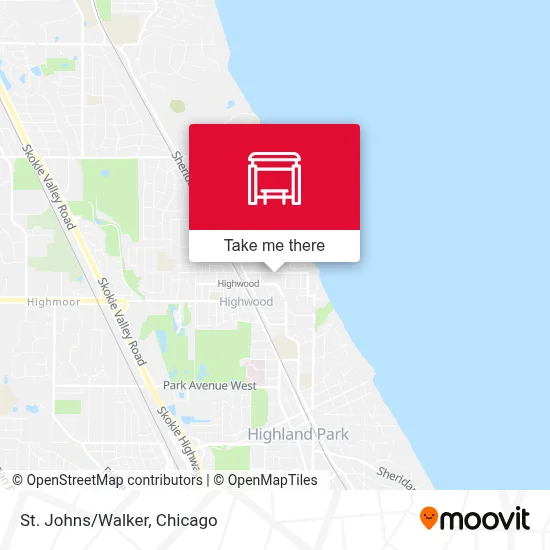 St. Johns/Walker map