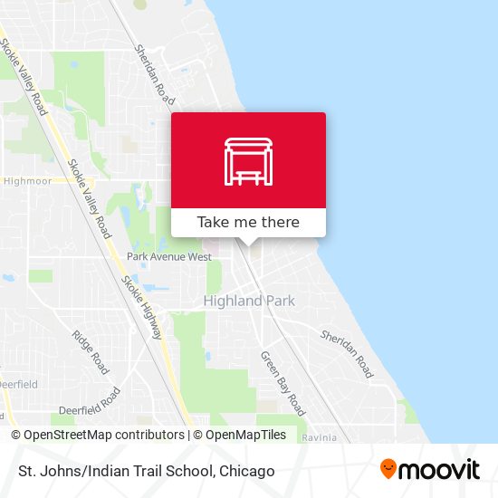 St. Johns/Indian Trail School map