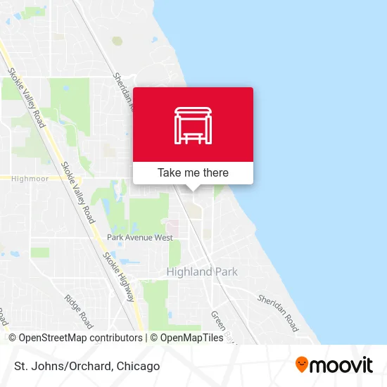 St. Johns/Orchard map