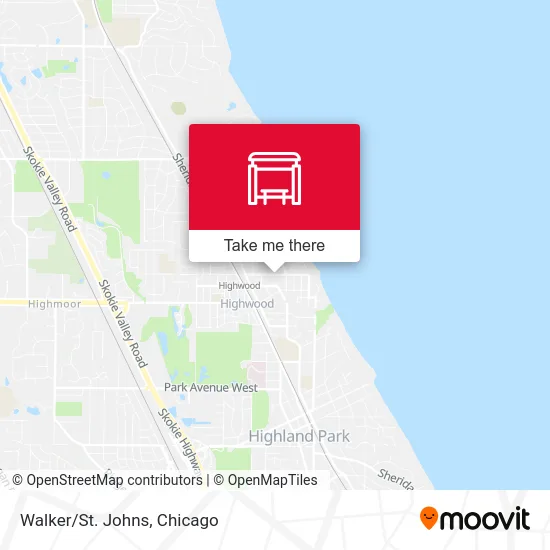 Walker/St. Johns map