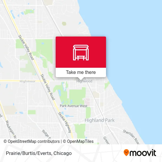 Prairie/Burtis/Everts map