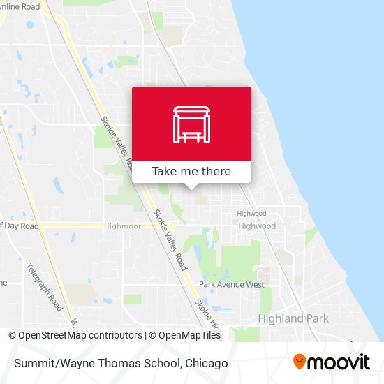 Summit/Wayne Thomas School map