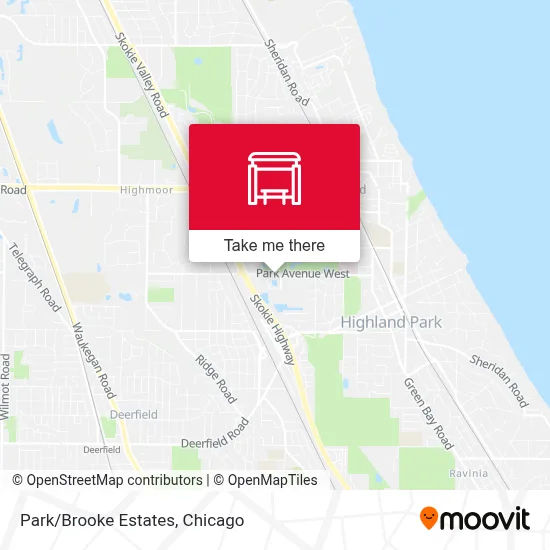 Park/Brooke Estates map