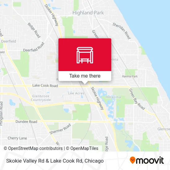 Mapa de Skokie Valley Rd & Lake Cook Rd