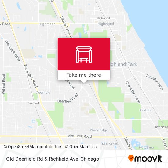 Mapa de Old Deerfield Rd & Richfield Ave