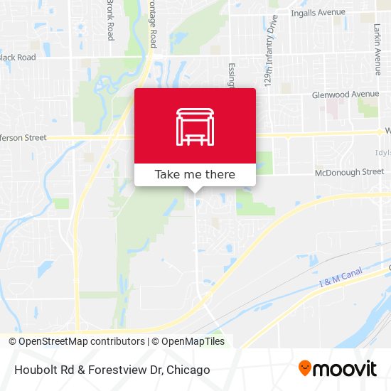 Houbolt Rd & Forestview Dr map