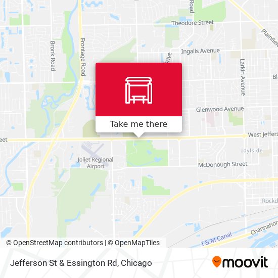 Jefferson St & Essington Rd map