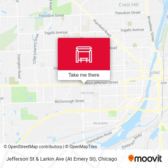 Jefferson St & Larkin Ave (At Emery St) map