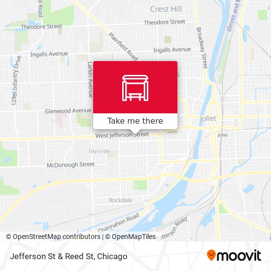 Mapa de Jefferson St & Reed St