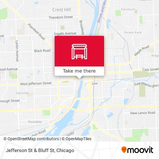 Mapa de Jefferson St & Bluff St