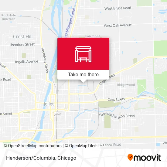 Henderson/Columbia map