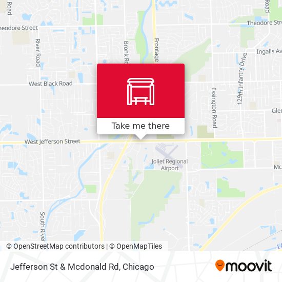 Jefferson St & Mcdonald Rd map