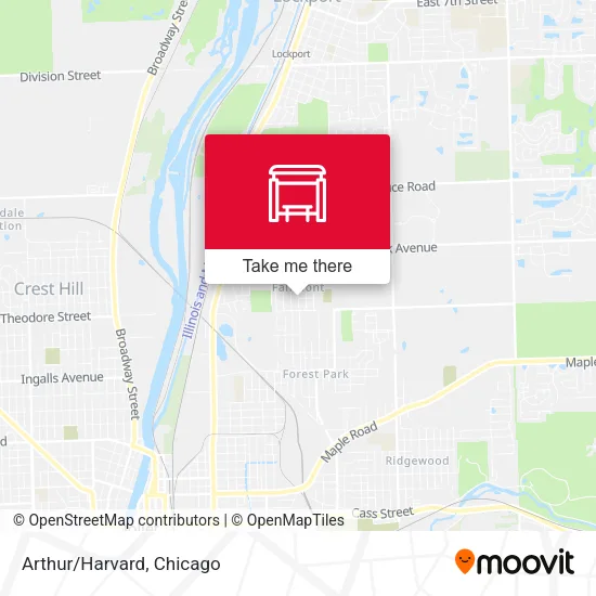 Arthur/Harvard map