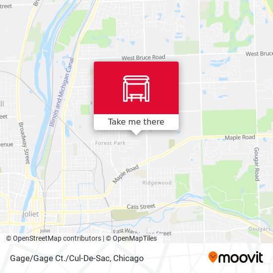 Gage/Gage Ct./Cul-De-Sac map