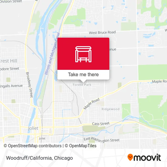 Woodruff/California map