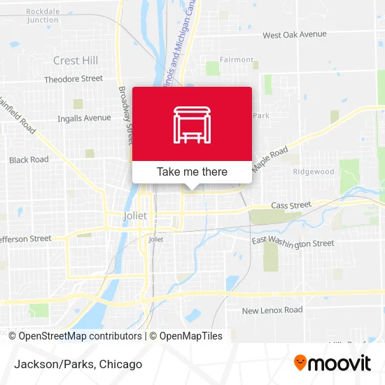 Jackson/Parks map