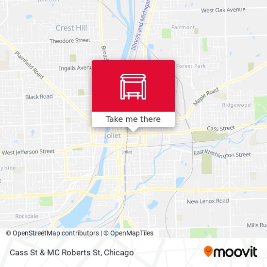 Cass St & MC Roberts St map