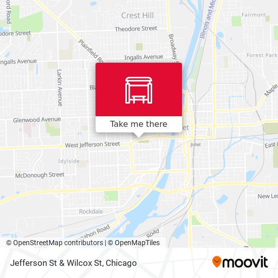 Mapa de Jefferson St & Wilcox St