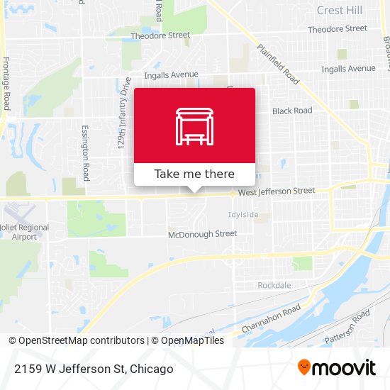 Mapa de 2159 W Jefferson St