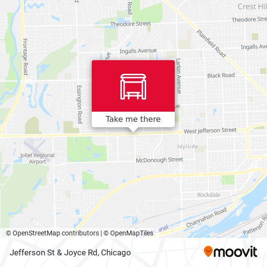 Mapa de Jefferson St & Joyce Rd