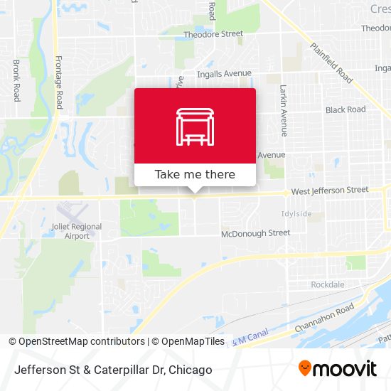 Mapa de Jefferson St & Caterpillar Dr