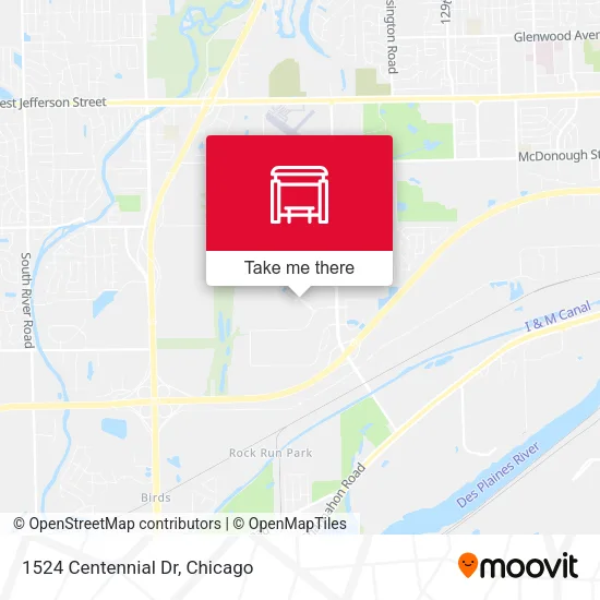 1524 Centennial Dr map