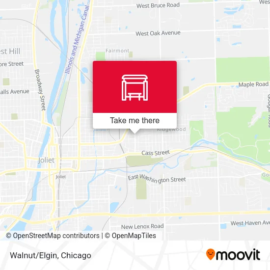 Walnut/Elgin map