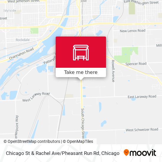 Chicago St & Rachel Ave / Pheasant Run Rd map
