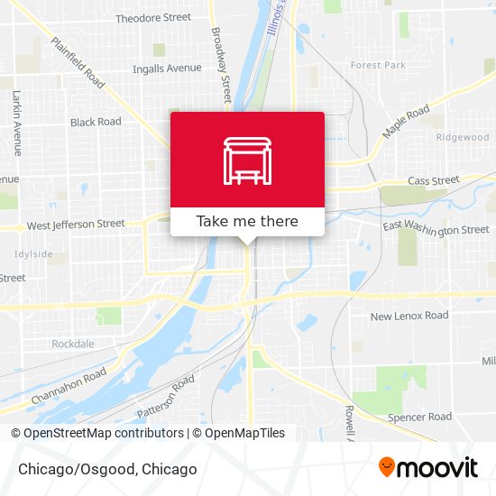 Chicago/Osgood map