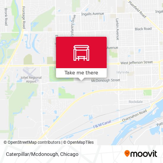 Caterpillar/Mcdonough map