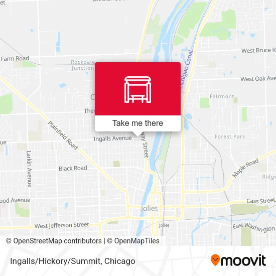 Ingalls/Hickory/Summit map