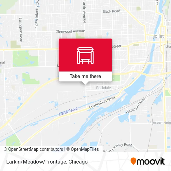 Larkin/Meadow/Frontage map