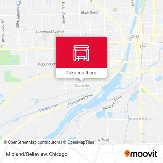 Midland/Belleview map